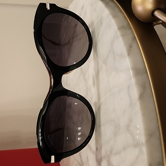 Omega Black & Gold Sunglasses - Picture 4 of 9